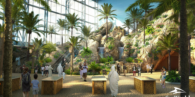 Sea World Abu Dhabi Entrance Render