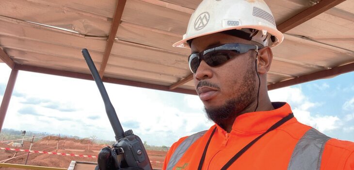 West African gold mine