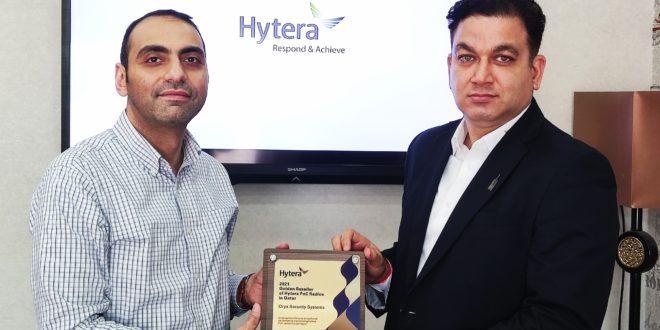 Oryx Security Systems Receives Golden Reseller of Po C Radios in Qatar from Hytera