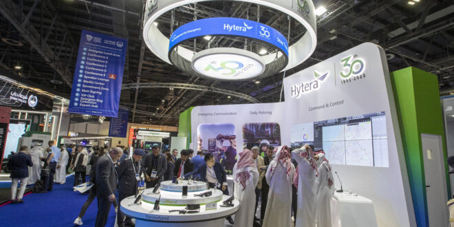 Hytera booth at the World Police Summit