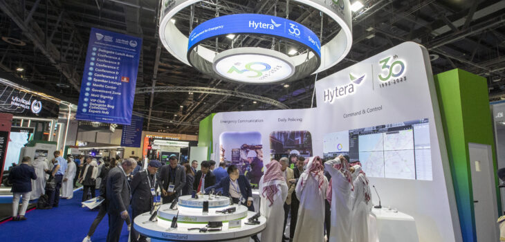 Hytera booth at the World Police Summit